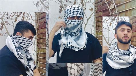 how to tie keffiyeh.